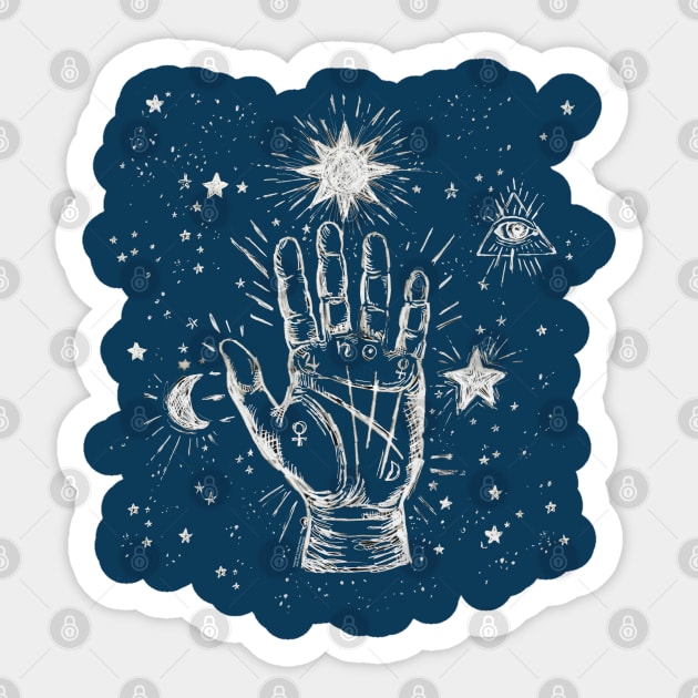 Palmistry Sticker by FanitsaArt